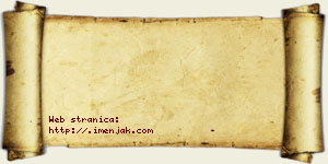 Alimpije Tripković vizit kartica